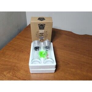 Home EC Premium Stainless Steel Sea Salt And Pepper Grinder Set Of 2 Open Box